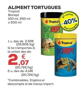 Tropical - Alimento Torugas Biorept