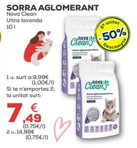 Nova Clean - Arena Aglomerante