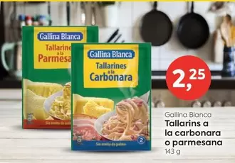 Gallina Blanca - Tallarins A La Carbonara O Parmesana