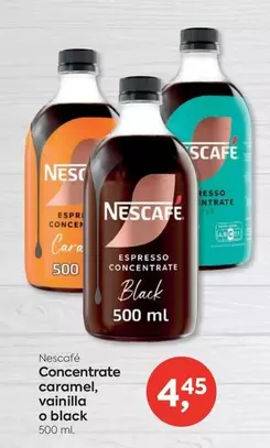 Nescafé - Concentrate Caramel Vainilla O Black