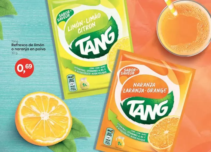 Tang - Refresco De Limon O Naranja En Polvo