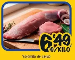 Solomillo De Cerdo