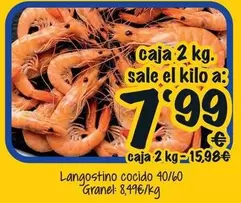 Langostino Cocido