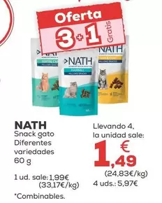 Nath - Snack Gato Diferentes