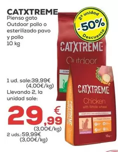 Catxtreme - Pienso Gato Outdoor Pollo O Esterilizado Pavo Y Pollo