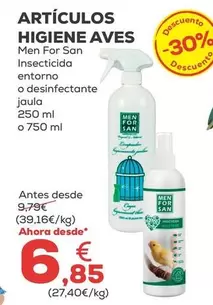 Men For San - Articulos Insecticida Entorno O Desinfectante Jaula