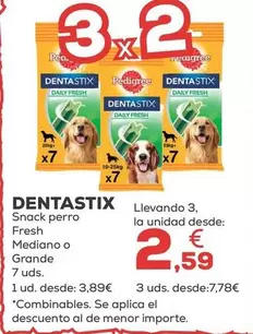 Dentastix - Snack Perro Fresh Mediano O Grande