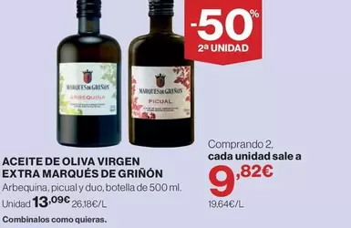 Marqués De Griñon - Aceite De Oliva Virgen Extra Marques De Griñon