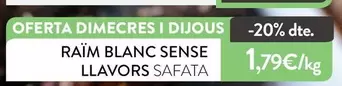 Raïm Blanc Sense Llavors