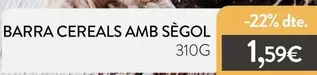 Barra Cereals Amb Segol