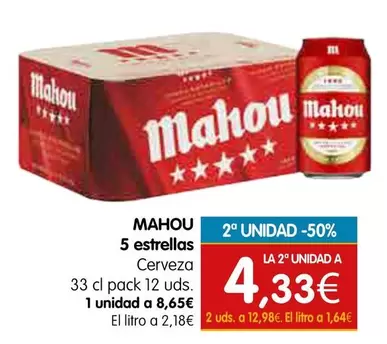 Mahou - 5 Estrellas