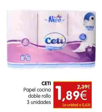 Ceti - Papel Cocina Doble Rollo