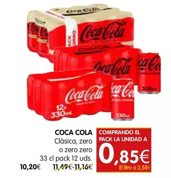 Coca-Cola - Clásica, Zero O Zero Zero