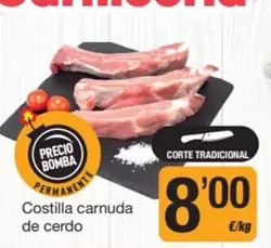 Costilla Carnuda De Cerdo
