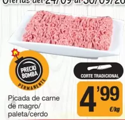 Picada De Carne De Magro/Paleta/Cerdo