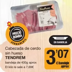 Tendrem - Cabezada De Cerdo Sin Hueso