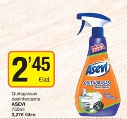 Asevi - Quitagrasas Desinfectante