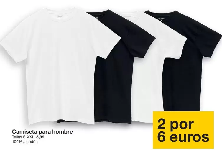 Zeeman - Camiseta Para Hombre