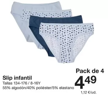 Zeeman - Slip Infantil