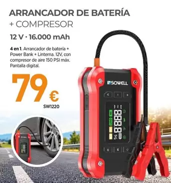 Aire - Arrancador De Batería + Compresor