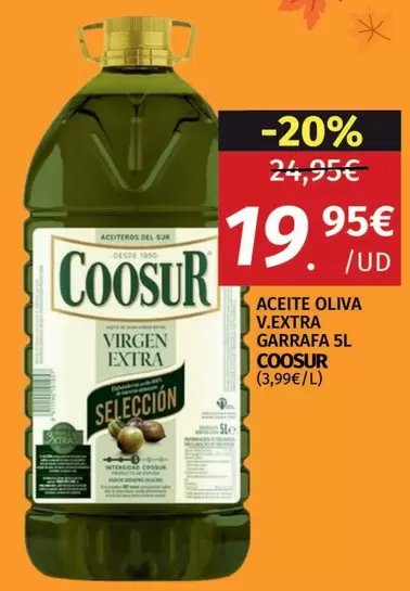 Coosur - Aceite Oliva V. Extra