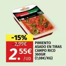 Campo Rico - Pimiento Asado En Tiras