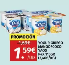 Nestlé - Yaos Yogur Griego Mango/Coco