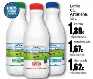 Central Lechera Asturiana - Leche Desnatada 