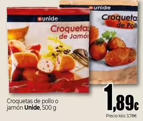Unide - Croquetas De Pollo O Jamón