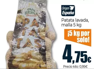 Patata Lavada
