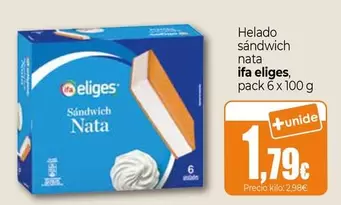 Ifa Eliges - Helado Sandwich Nata