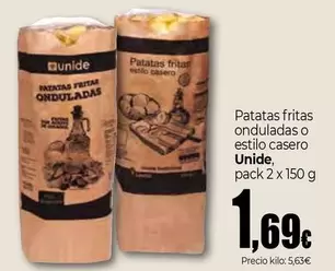Unide - Patatas Fritas Onduladas O Estilo Casero