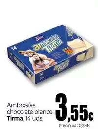 Tirma - Ambrosias Chocolate Blanco