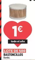 Lote De 500 Bastoncillos