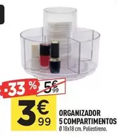 Organizador 5 Compartimentos