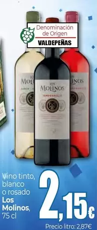 Los Molinos - Vino Tinto, Blanco O Rosado