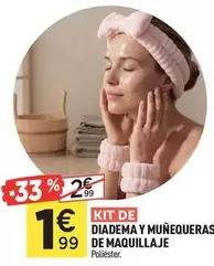 Kit De Diadema Y Muñequeras De Maquillaje