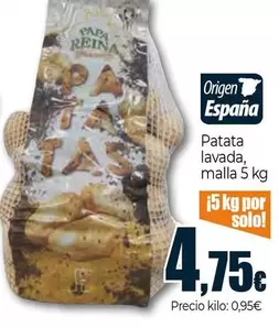 Papa Reina - Patata Lavada