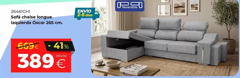Sofá Chaise Longue