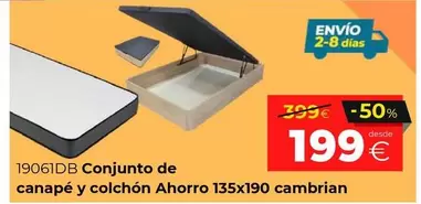 Ahorro Total - Conjunto De Canapé Y Colchón