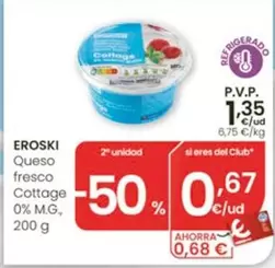 Eroski - Queso Fresco Cottage