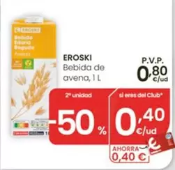 Eroski - Bebida De Avena