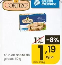 Cortizo - Atun En Aceite De Girasol