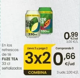 Fuze Tea - En Los Refrescos De Te