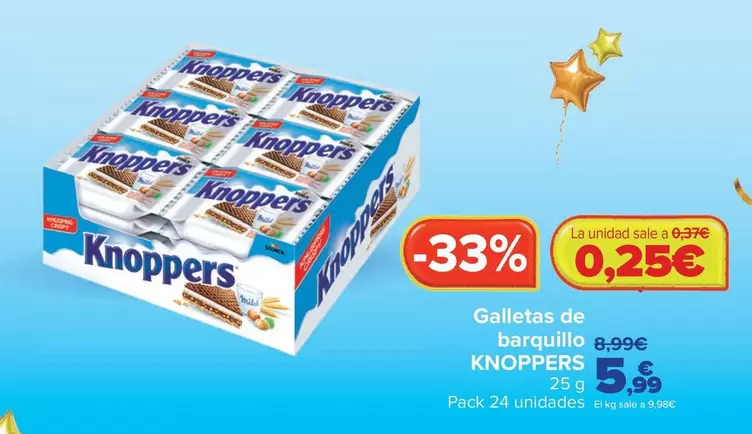 Knoppers - Galletas De Barquillo