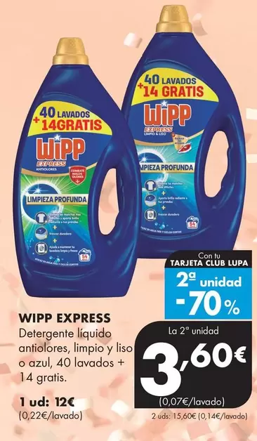 WiPP Express - Detergente Líquido Antiflores