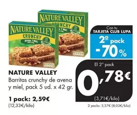 Nature Valley - Barritas Crunchy De Avena Y Miel