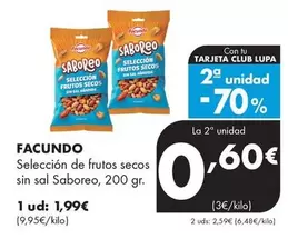 Facundo - Seleccion De Frutos Secos Sin Sal Saboreo