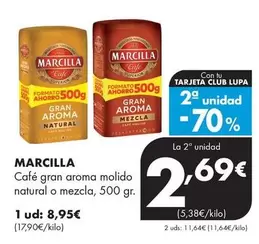 Marcilla - Café Gran Aroma Molido Natural O Mezcla