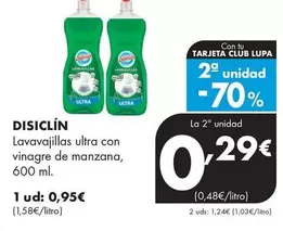 Disiclin - Lavavajillas Ultra Con Vinagre De Manzana